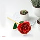 thumbnail image 2 of Matsuzay Rosas plásticas artísticas y duraderas chapadas en oro con exquisita artesanía Exquisita artesanía Decoración amarillo, 2 of 6