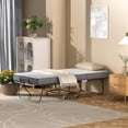 thumbnail image 4 of THAILE Folding Bed with 5” Airflow Memory Foam 75" x 38" Comfort Mattress and Wheels, 17” Metal Bed Frame, Twin, 4 of 7