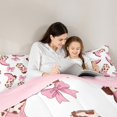 thumbnail image 5 of Manfei Pink Boot Comforter Sets Full Size, Western Cactus Comforters & Duvets, Cowboy Cowgirl Reversible Bedding Full Comforter Set, Lightweight Bedroom Decoration, 3pcs, 5 of 8