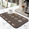 thumbnail image 2 of High-Absorbency 19.5x12in Coffee Bar Mat Anti-Slip Silicone, Ideal Dish Drying & Draining Pad - For Coffee Makers, Espresso Machines, Kitchen Counters, 2 of 7