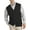 CARBON HEATHER, variant on Oak Hill by DXL Men's Big and Tall Button-Front Sweater Vest, Java Heather, 3XLT