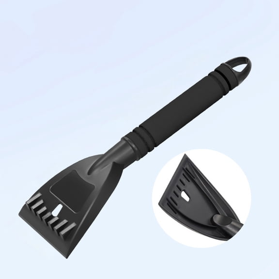 Oversized Ice Scrapers for Car Windshield, Snow Brush Scrapers Car Window Frost Removal with Foam Handle, 4.7Inch Large Soft Blade for SUVs Trucks – Scratch-Free (1pc)