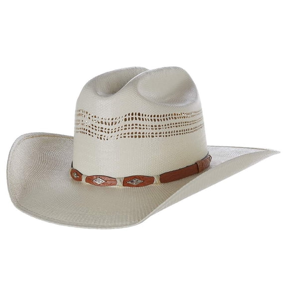Stetson Hats Boys Billy Jr Bangora 3 3/4 Brim Straw Cowboy Hat ALL Natural