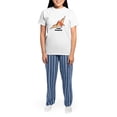 thumbnail image 4 of CafePress - I Speak Pterodactyl Women's Light Pajamas - Women's Short Sleeve Print T-Shirt and Pants Light Cotton Pajama Set, 4 of 7