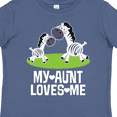 thumbnail image 4 of Inktastic My Aunt Loves Me Zebra Zoo Animal Boys or Girls Toddler T-Shirt, 4 of 5