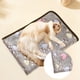 thumbnail image 5 of Manta suave para perro | Manta de franela con estampado de patas de 76 x 50 cm | Manta cálida y acogedora para cachorros, gatos, perros y mascotas pequeñas | Tapete lavable y duradero para sies, 5 of 5