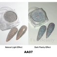 thumbnail image 1 of 1 caja de polvo de uñas con purpurina reflectante, pigmento de cristal holográfico de diamante, polvo de cromo para uñas, suministros de polvo para uñas DIY Dengxun unisex, 1 of 2