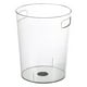 thumbnail image 1 of Uadme Cubo de Almacenamiento Escritorio Cocina Sala de Estar Dormitorio Cubo de Basura Resistente a la presión Cubo de Hielo Transparente Pet como Cubo de Almacenamiento, Cubo de Basura(Large), 1 of 1