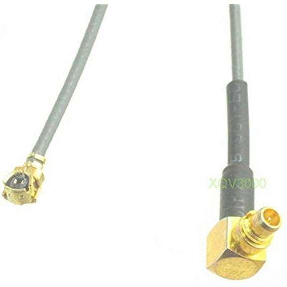 IPX U.FL female 1.13mm 8inch RF pigtail MMCX male plug pin right angle Cable Quick USA Shipping