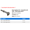 thumbnail image 2 of Direct Ignition Coil - Compatible with 2000 - 2008 Dodge Dakota 2001 2002 2003 2004 2005 2006 2007, 2 of 2