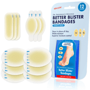 Dr. Frederick's Original Original Better Blister Bandages Adhesive Bandages Travel Size Peel & Stick, 12 Count