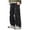 Black, variant on Men's Casual Pants for Everyday Wear with Loose Fit Design Outdoor Ready Trousers for Travel Hiking and Sports Comfort