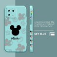 thumbnail image 3 of Phone Case For Xiaomi POCO F3 F4 F5 M2 M3 M4 M5 X2 X3 X4 X5 GT Pro 5G Capa Liquid Silicone Case Anime Cute Mickey Minnie Mouse, 3 of 5