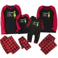 thumbnail image 1 of Pijamas navideños a juego Grinch - TKing Fashion 2024 Nuevos conjuntos de pijamas navideños familiares a juego Grinch, pijamas navideños navideños para parejas, adultos y niños, Hombres XXXL, 1 of 3