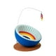 thumbnail image 3 of Rascador para gatos, tapete rascador portátil, protector de muebles, almohadilla rascadora con pelota de juguete interactiva para descansar, entrenar, 3 of 8