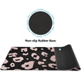 thumbnail image 2 of Rose Gold Leopard Print Animal Cheetah Large Gaming Mouse Pad Big Mousepad Mice Keyboard Mat with Non-Slip Rubber Base for Computer Laptop Home & Office, 31.5 X 15.7 inch, 2 of 6