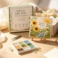 thumbnail image 5 of This Is The Day Sunflower Sea Glass Art Kit,15cm DIY Scripture Craft Kit with Wooden Easel, Uplifting Faith Keepsake Home Decor Gift, 5 of 7