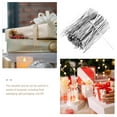 thumbnail image 3 of OUNONA Reusable Plated Silver Twisting Ties Durable Iron Wire for Household Bread and Candy Bags, 3 of 5