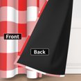 thumbnail image 2 of Tchckioa Red White Grid Blackout Curtains for Dorm Room,Privacy Protection Grommet Drapes,52x96 Inch,2 Panels, 2 of 7