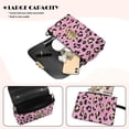 thumbnail image 4 of Pzuqiu Leopard Print Women's Crossbody Handbags Exquisite Compact Women Leather Crossbody Bag with Chain Fashion Practical for Teen Girls-Women for Daily Use, 4 of 7