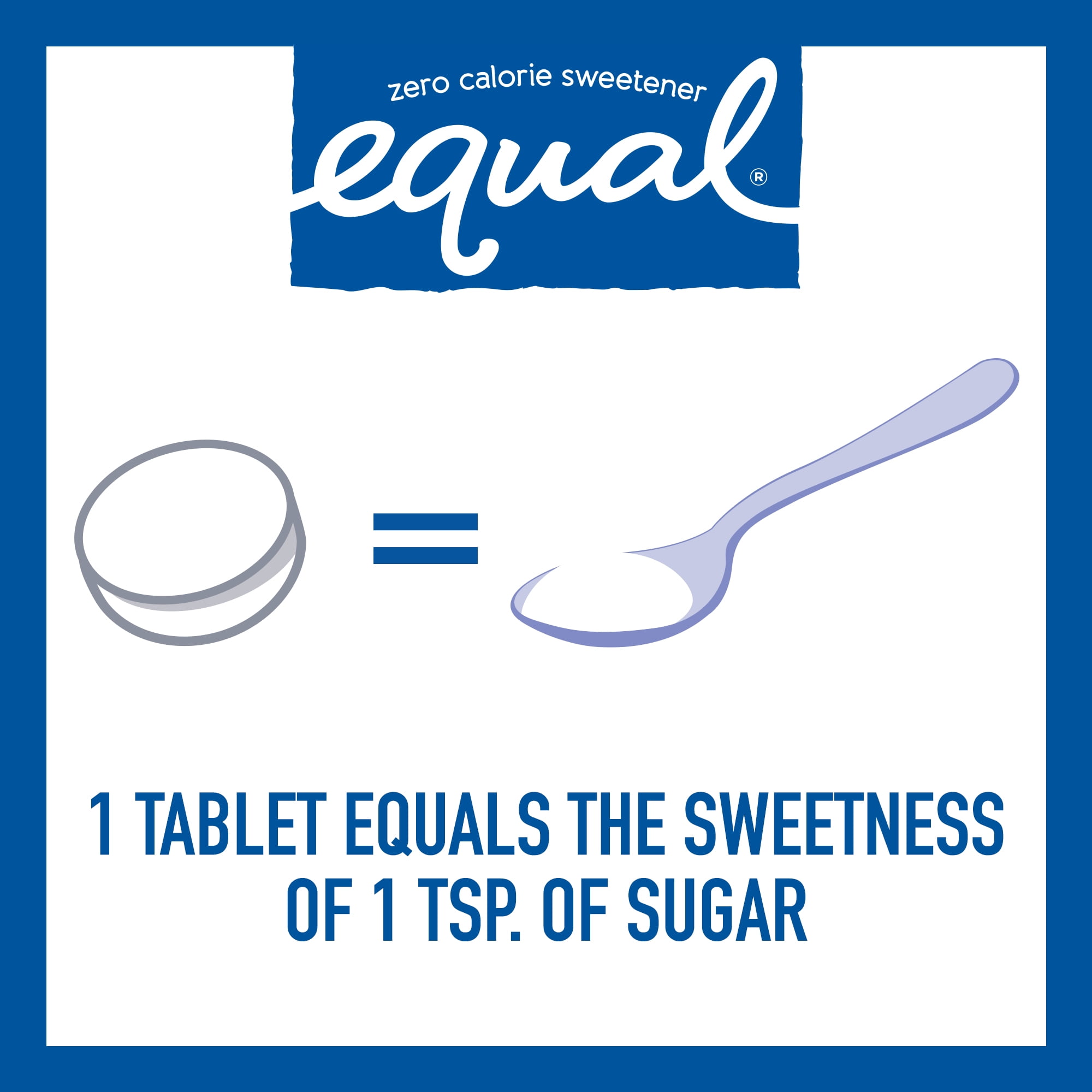 3 Pack Equal Tablets Zero Calorie Sweetener And Sugar Substitute