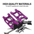 thumbnail image 3 of maskred RCGOFOLLOW Aluminum Alloy Enhanced Rear Lower Suspension Arm Rc Rear Lower Suspension Arm For 1/14 Wltoys 144001 Titanium, 3 of 6