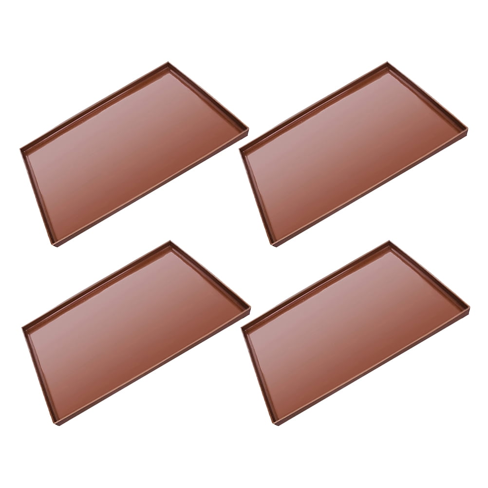 WHAMVOX 4pcs Dehydrator Silicone Sheet Nonstick Silicone Tray Dehydrator Reusable Mat Dryer Oven Mat