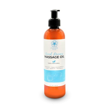 Massage Oil made in the USA - Great for sore muscles & back - Foot and hand massage - Couples massage - gift idea - All natural