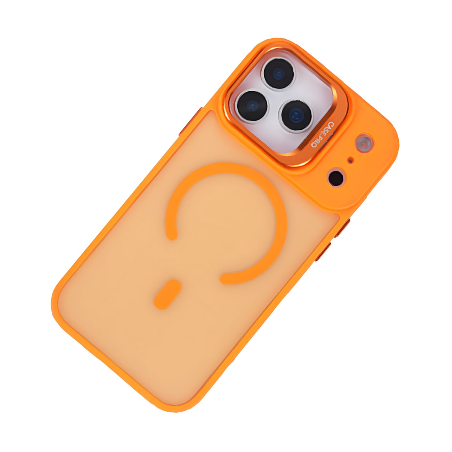 Sturdy Magsafe Camera Stand Case for iPhone 17 Pro - Orange