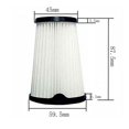 thumbnail image 5 of Filtro Hepa para aspiradoras. Compatible con EER73DB EER73BP EER73IG. Accesorio de repuesto (color: 6 piezas), 5 of 5