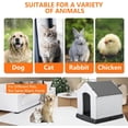 thumbnail image 6 of 4 Colors Dog House Detachable Roof Designed for Medium or Small Sized Pets Yard, 6 of 18