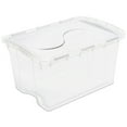 thumbnail image 2 of Sterilite 48 Qt. Hinged Lid Storage Box White Set of 6, 2 of 6