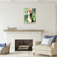 thumbnail image 3 of Stupell Industries Puppy with Hibiscus Animals & Insects Painting Gray Framed Art Print Wall Art, 24 x 30, 3 of 9
