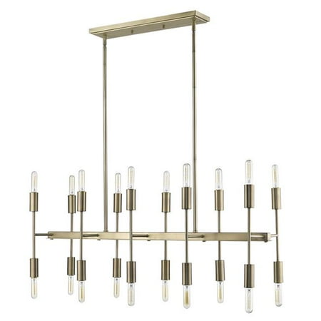 

Trend Lighting TP20017AB Perret 20-Light Aged Brass Island Pendant