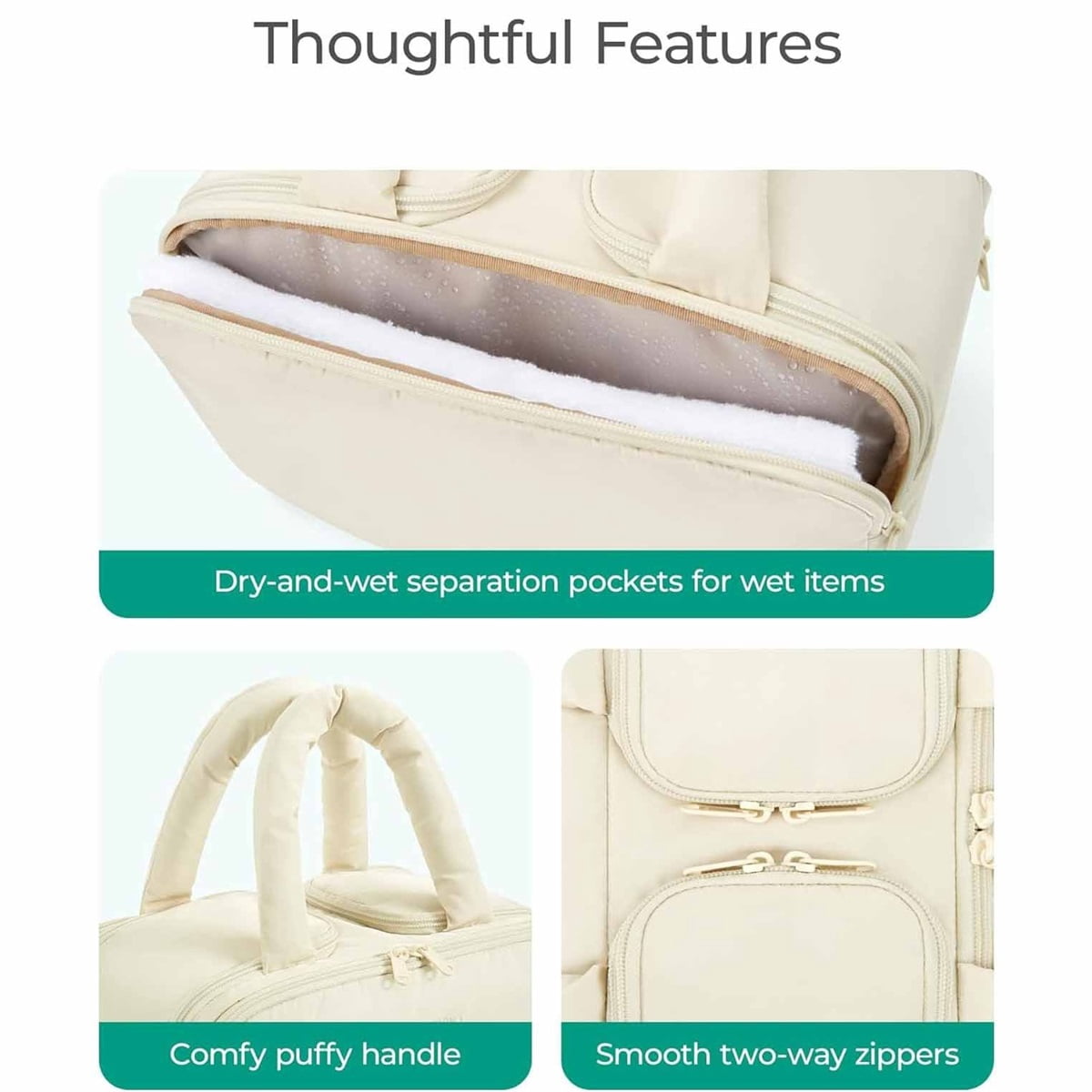 Luxury Travel Toiletry Bag, Puffy Large Toiletry Bag for Women, Lightweight Cosmetic Makeup Bag Organizer with Handle for Traveling, Accessories, Essentials, Toiletries