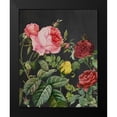 thumbnail image 2 of Redoute, Pierre 12x14 Black Modern Framed Museum Art Print Titled - Redoutes Bouquet I, 2 of 5