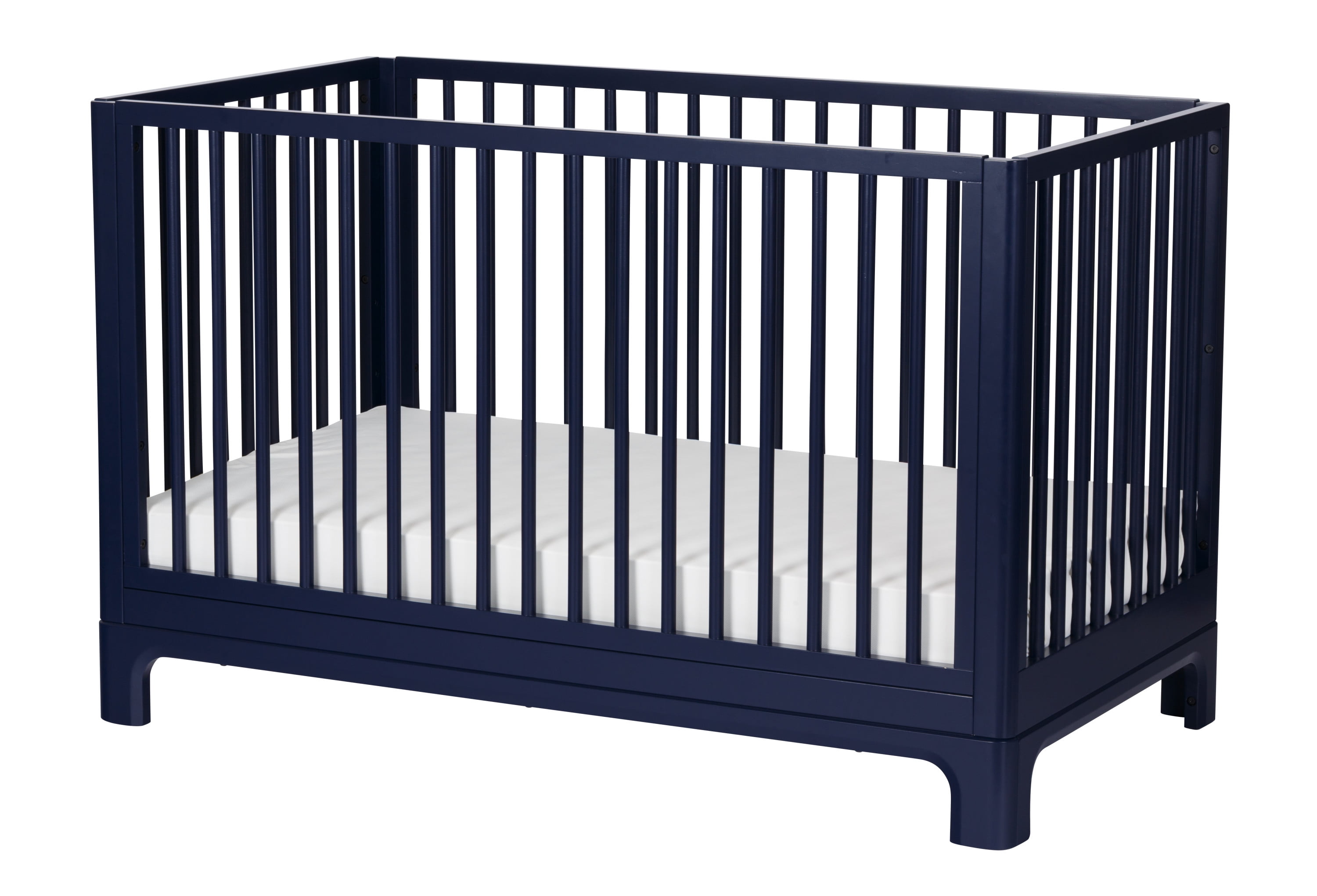Little Seeds Posey 4-in-1 Convertible Baby Crib , Deep Blue