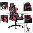thumbnail image 3 of PRISP Gaming Chair with Reclining Backrest, Racing Style High Back Office Chair - Chaise Gamer, 3 of 9