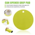 thumbnail image 6 of Jar Opener for Weak Hands, Seniors with Arthritis, 5 in 2 Multi Function Bottle Opener Lid Opener For Arthritic Hands with Non Slip Rubber Jar opener Gripper Pad,Green, 6 of 7