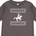 thumbnail image 4 of Inktastic Cowboy Silhouette Team Roping Rodeo Boys or Girls Long Sleeve Toddler T-Shirt, 4 of 5