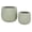 Sage, variant on SAFAVIEH Kane Assorted Cylinder Terracotta Ficonstone Solid Plant Pot 2 Count