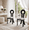 Black, White 01, variant on Ciphrias Dining Chairs Set of 2, Solid Wood Ribbon Back Upholstered Fabric Seat, Black White for Dining Room