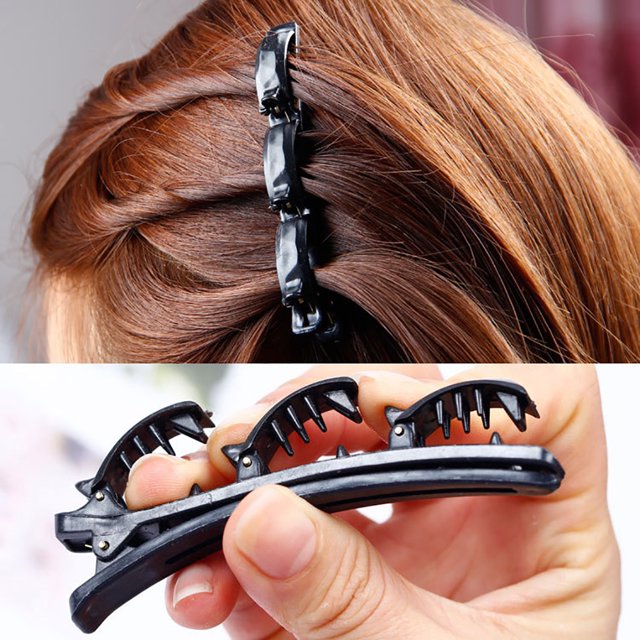 Pinza para el pelo con estilo, pinzas para el pelo dobles, horquillas para mujeres y niñas, accesorios para el cabello