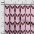 thumbnail image 1 of oneOone Cotton Poplin Fabric Chevron Ikat Print Fabric By Yard 42 Inch Wide, 1 of 4