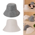 thumbnail image 4 of JINGT Style Felt Sauna Hat Anti Heat Russian Cap for Bath House Head Protection Drop gray, 4 of 8