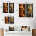 thumbnail image 4 of Designart "Bees at Home" Bee Framed Wall Art Set Of 2 - Yellow Animals Frame Gallery Set For Office Decor, 4 of 6