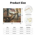 thumbnail image 2 of Picia American Wildlife Deer Forest Pattern Decorative Picture – Unique Wall Art, Modern Canvas Print for Trendy Interiors (Horizontal), 2 of 6
