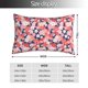thumbnail image 2 of Fotbe Japanese Cherry Blossoms Funda de Almohada Decorativa Estilo Occidental, Lujo en Algodón, Fundas para Almohadas King, Cojín Estampado para Decoración del Hogar-16"x24", 2 of 6