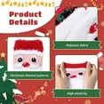 thumbnail image 3 of Paquete de 10 calcetines navideños, calcetines cálidos de invierno, calcetines de Papá Noel para árbol de Navidad, calcetines navideños coloridos, para regalo de fiesta de Navidad, 5 pares, 3 of 6
