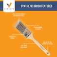 thumbnail image 3 of Vermeer Paint Brushes 4-Pack Angle Brushes in Assorted Sizes for All Latex and Oil Paints & Stains, 3 of 7